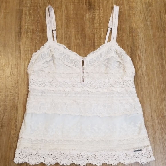 Abercrombie & Fitch Tops - Crochet and lace tank top